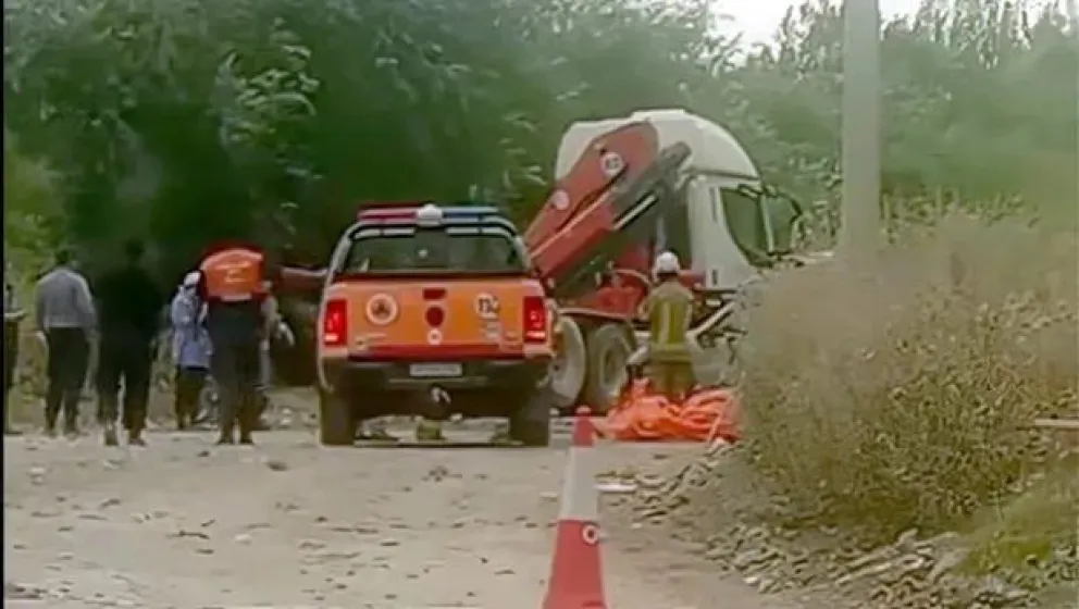 El vehículo involucrado fue un Fiat Adventure. Foto gentileza