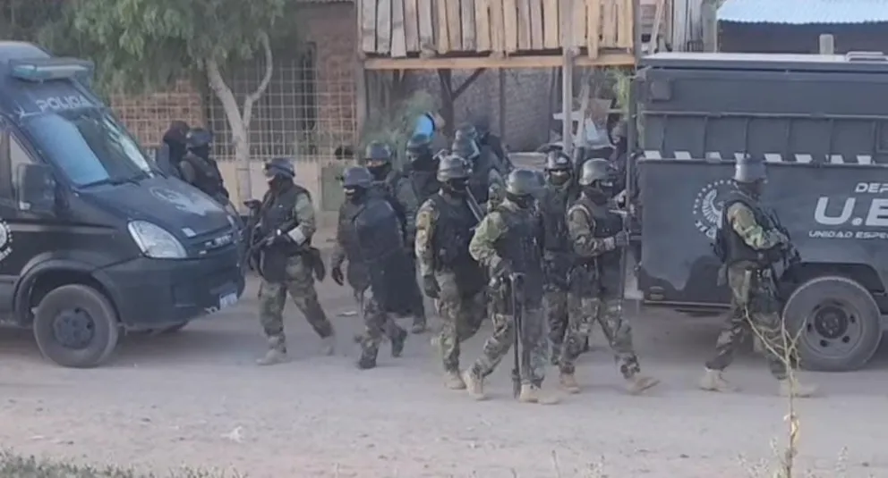 La justicia ordenó cuatro allanamientos en los barrios Almafuerte y 7 de mayo. Foto: archivo.