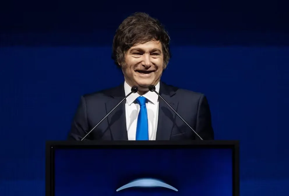 El presidente Javier Milei. 