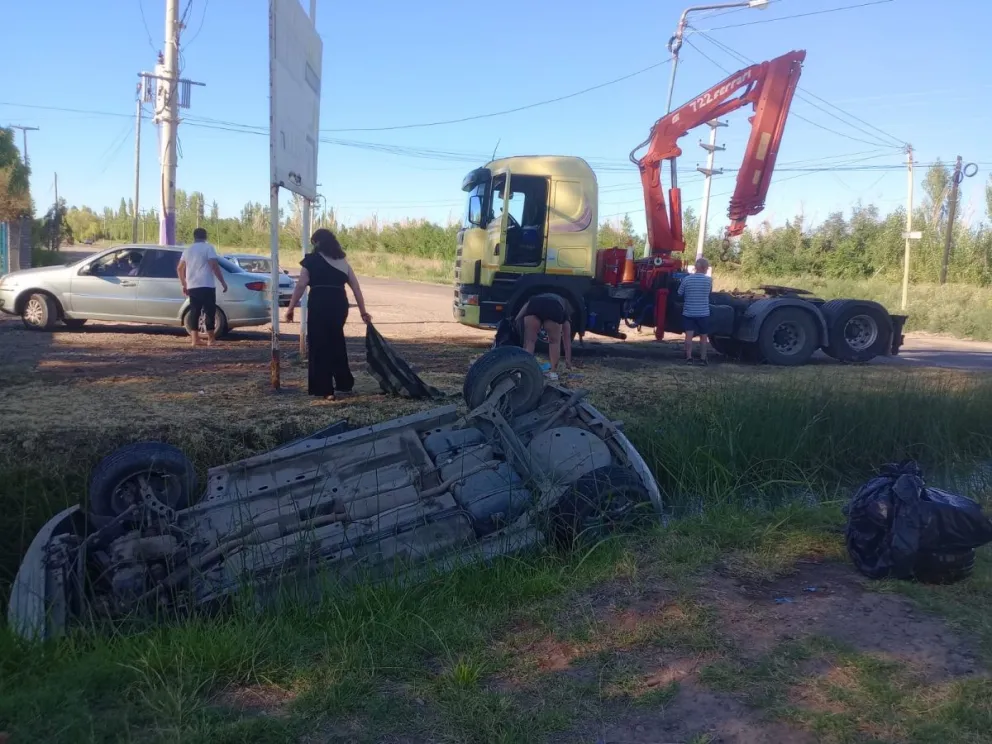 Tomó intervención personal del Cuerpo de Seguridad Vial local. Foto gentileza