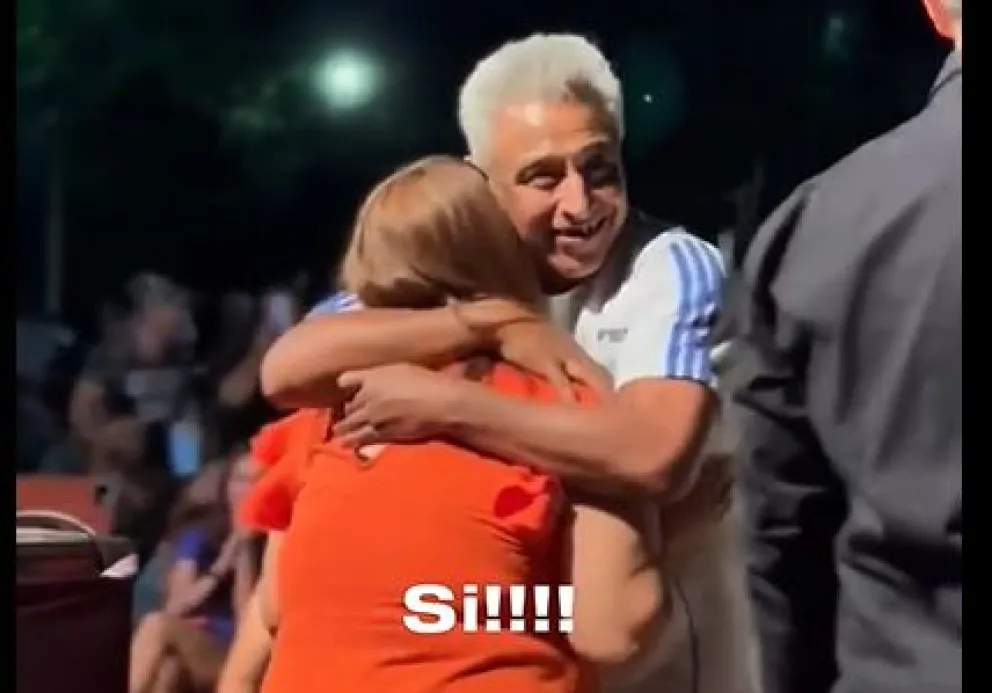 Mira el emotivo momento acá. Foto redes sociales