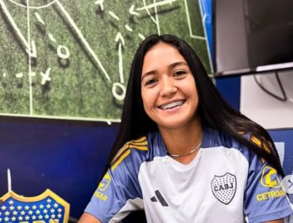 Sanabria dio el salto más alto de su carrera. Foto gentileza