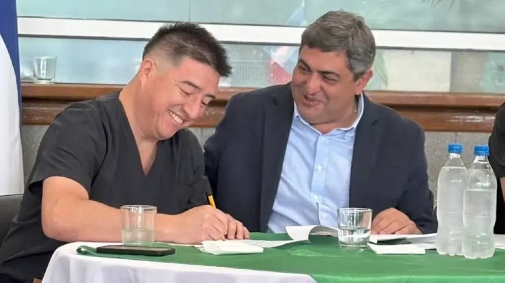 El hospital que continúa funcionando con normalidad bajo un esquema de conducción provisoria.Foto gentileza