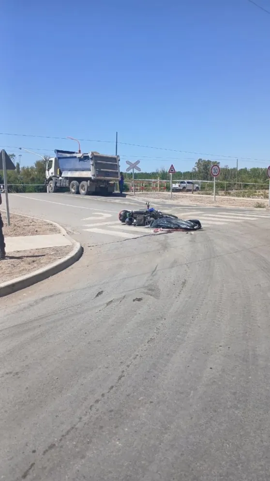 La víctima falleció en el lugar. Foto gentileza