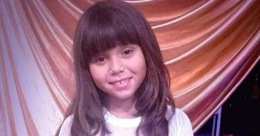 Catalina fue atropellada en noviembre por un patrullero que iba a toda velocidad. Foto gentileza