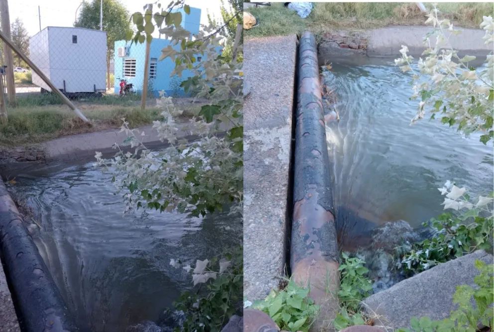 Desde el consorcio piden que si se bañan no rompan. Foto gentileza Miguel Angel Parra