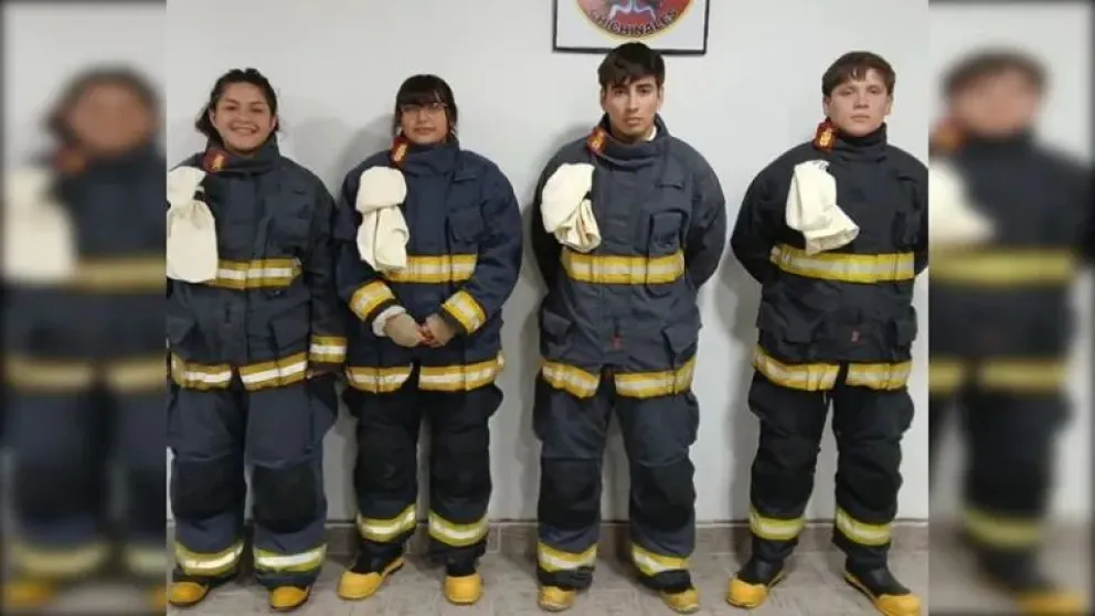 Bomberos de Chichinales mantiene abierta las inscripciones para iniciar el curso de aspirantes. Foto: gentileza