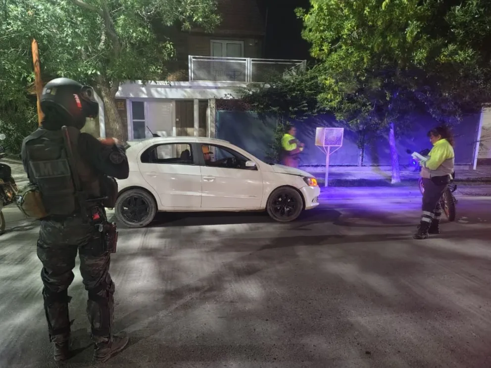 El operativo se realizó entre la noche de ayer, miércoles, y la madrugada de hoy. Foto: Policía de RN, archivo.