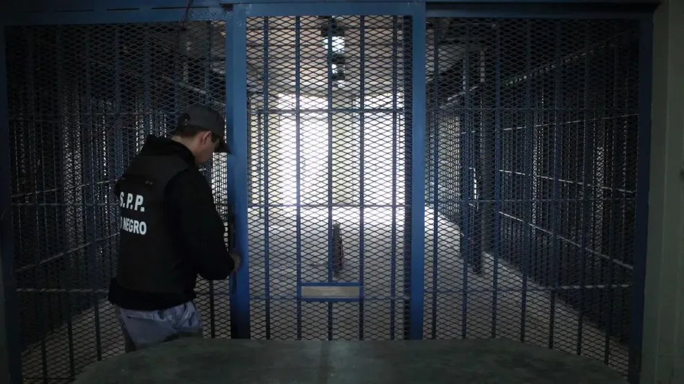 La droga no logró ingresar a la unidad. Foto gentileza Gobierno de Rio Negro