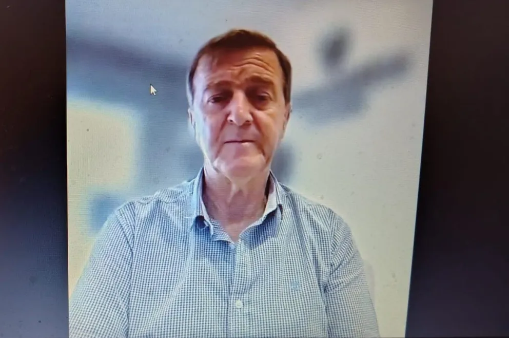 El ex intendente y actual diputado nacional por LLA es uno de los implicados en la causa Techo Digno de Cipolletti. Foto: captura de pantalla Zoom.