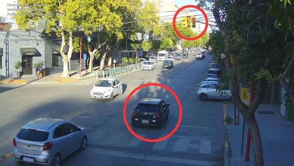 Las cámaras  estan ubicadas en diez esquinas de la ciudad / Foto gentileza