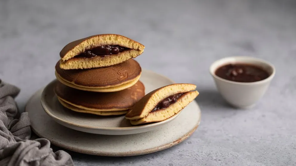 Estos panqueques son esponjosos y tienen un relleno irresistible.