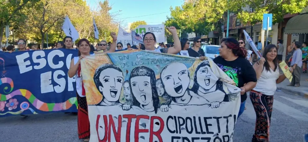 Los docentes agremiados en Unter decidieron medidas de fuerza. Foto gentileza