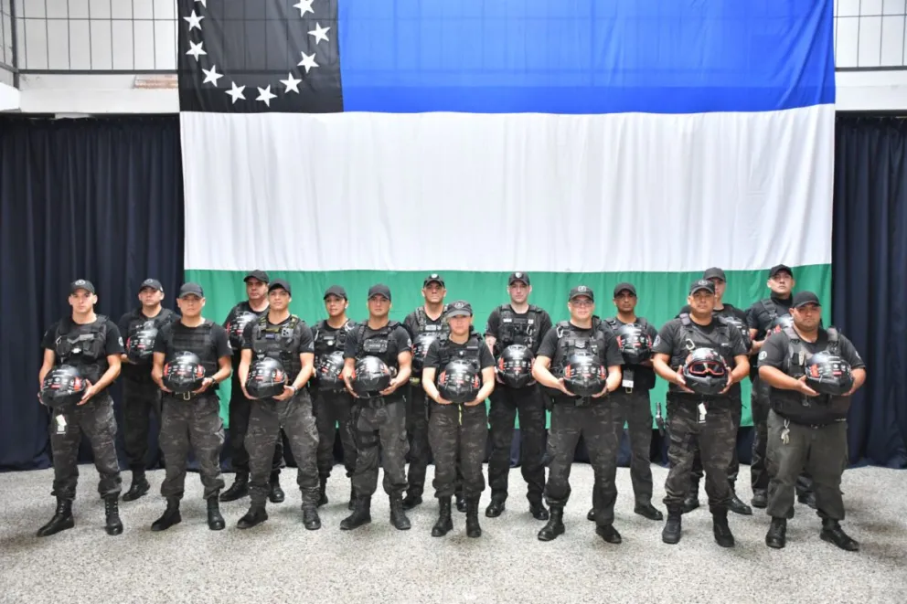 La entrega se completará en la Unidad Regional 4° de Choele Choel y en la Unidad Regional 3° de San Carlos de Bariloche. Foto gentileza