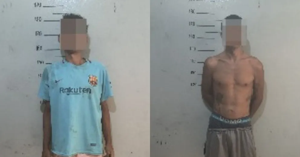 Habían tirado un portón abajo para llevarse el botín / imagen gentileza Policia de Rio Negro