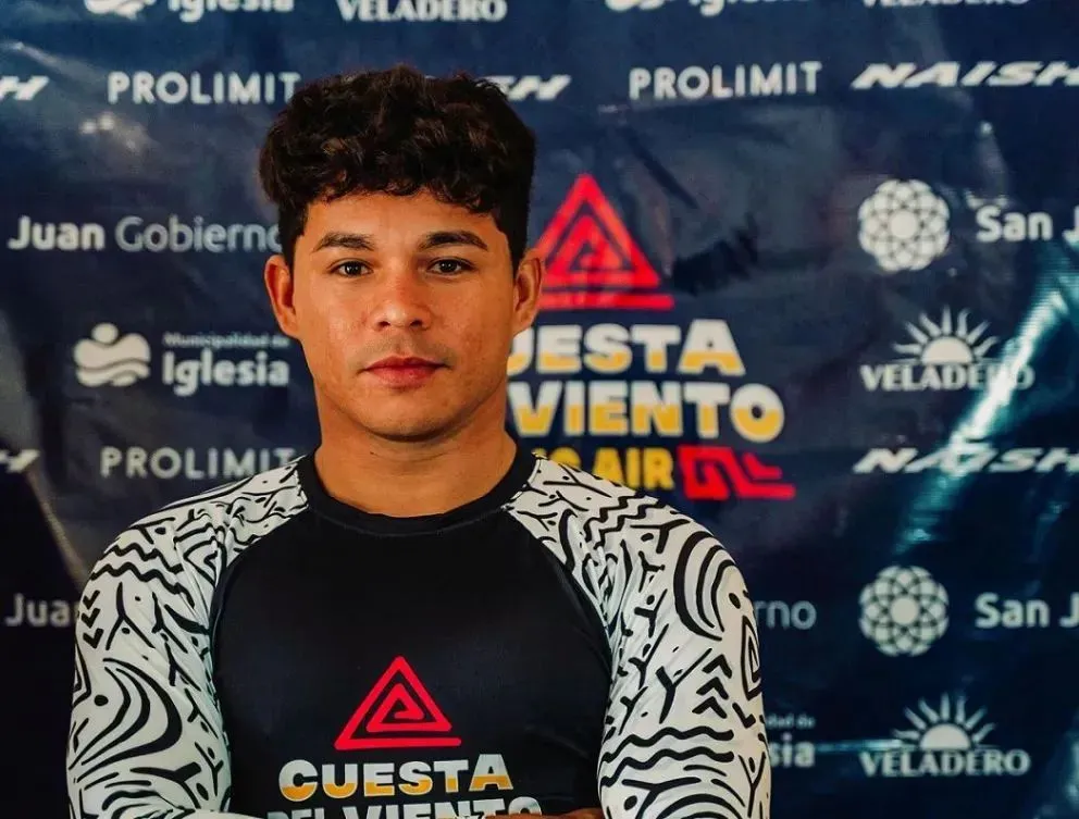 Juliel, el deportista brasileño, el protagonista de la hazaña. Foto gentileza.