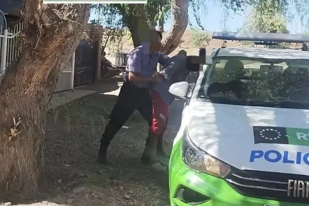 El ladrón no sabía que estaba siendo monitoreado por las cámaras de seguridad. Fue detenido minutos después del robo en el camino de servicio del canal principal. Foto: gentileza.