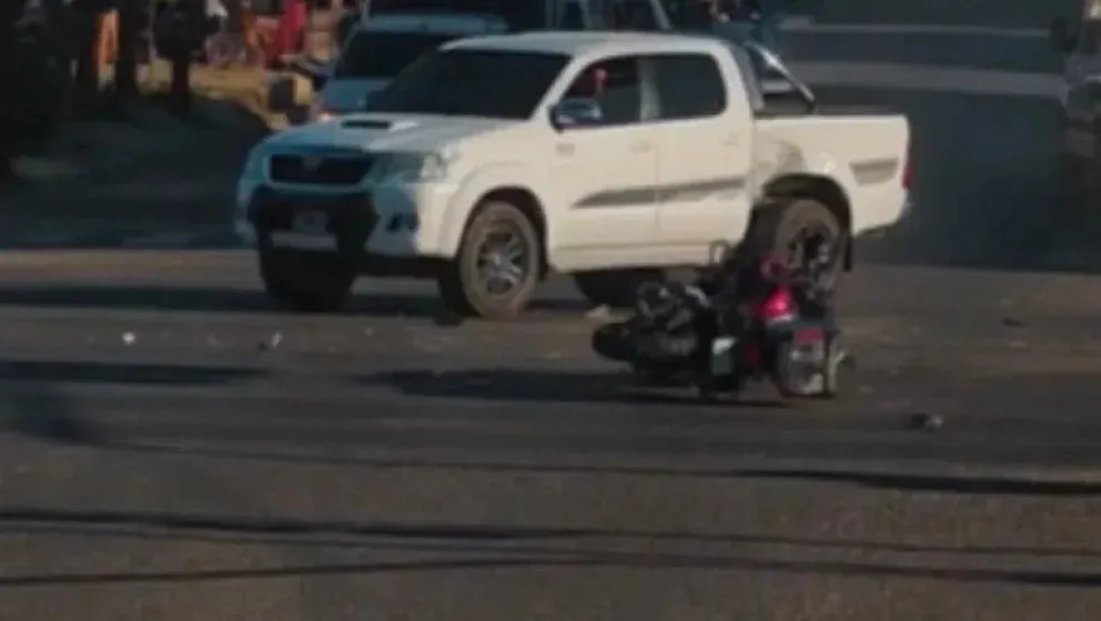 l siniestro se produjo en la intersección de calle Roca y la Ruta Nacional 22 en Plottier. Foto TuNoticia