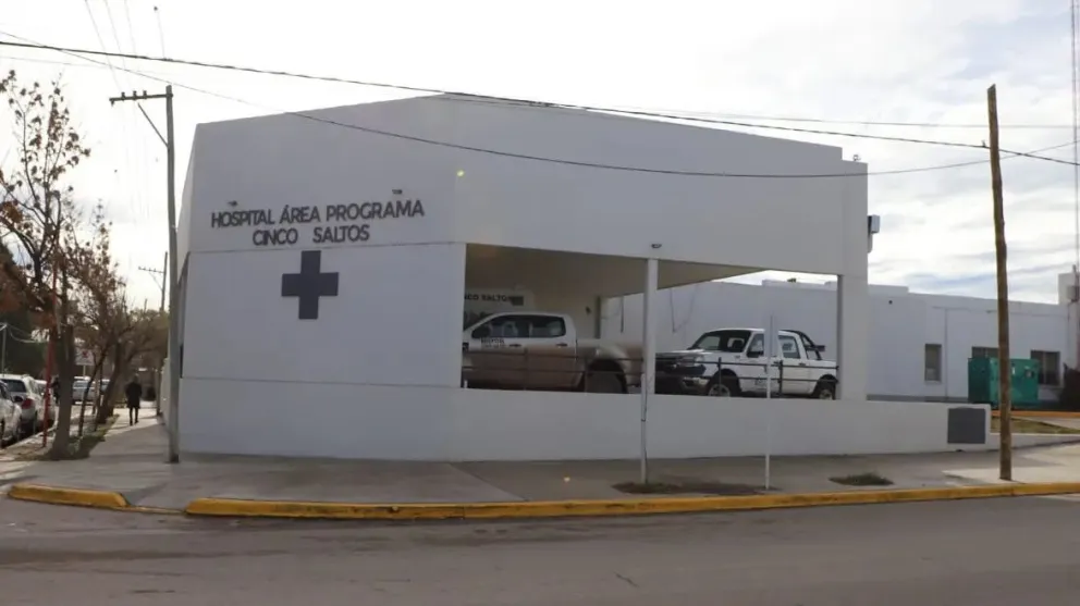 El violento episodio se produjo la semana pasada en el Hospital de Cinco Saltos. Foto: archivo.