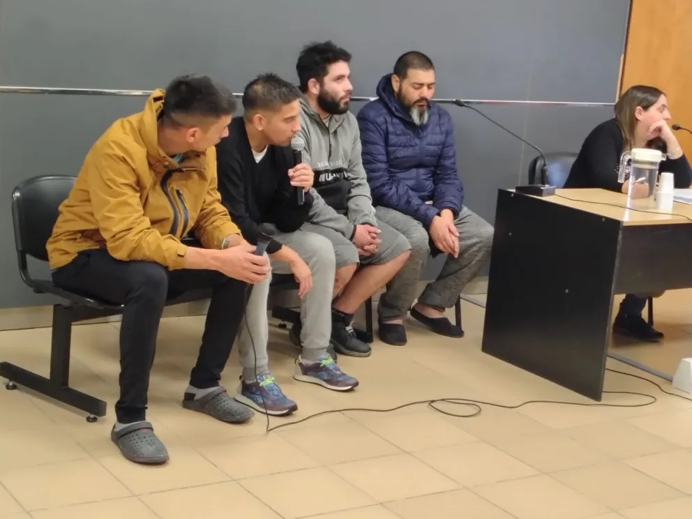 Los cuatro imputados integran el sector de la barra que se autodenomina "Los innombrables". Fueron acusados por intimidación pública y resistencia a la autoridad. Foto: Cipo360.