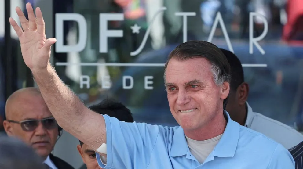 El expresidente de Brasil, Jair Bolsonaro.