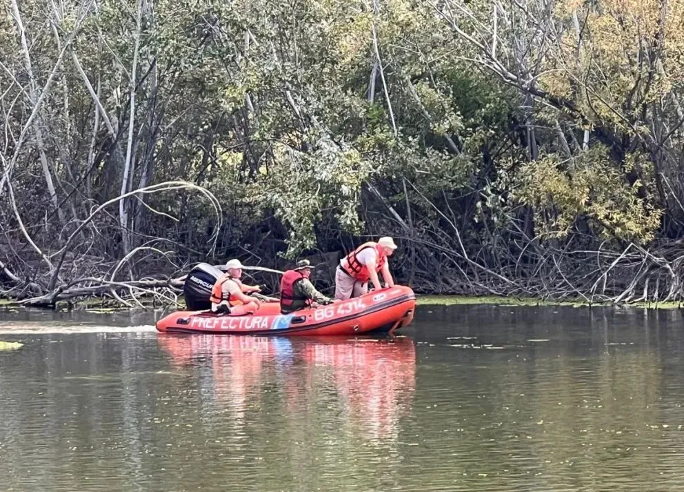 Kevin Hernández desapareció en Lamarque el 22 de febrero pasado. Sigue la búsqueda. Foto: gentileza portal "7 en punto".