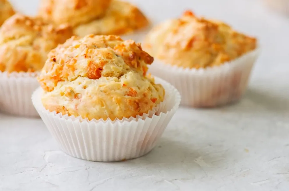Muffins de queso para compartir a la tarde. 