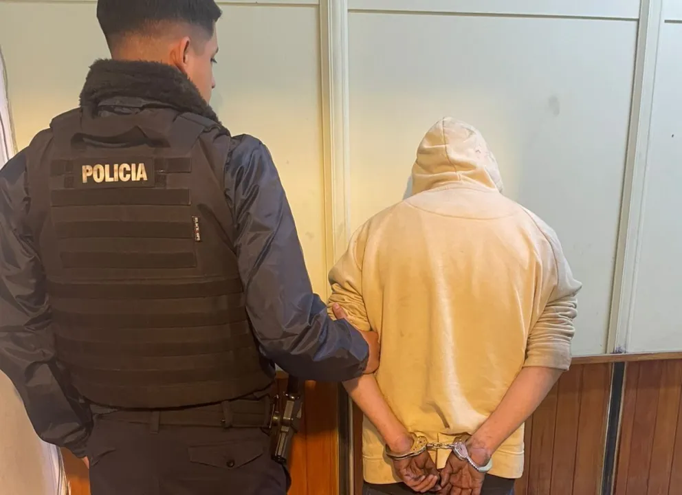El sujeto quedó detenido y se le formularán cargos por "robo agravado". Foto: gentileza.