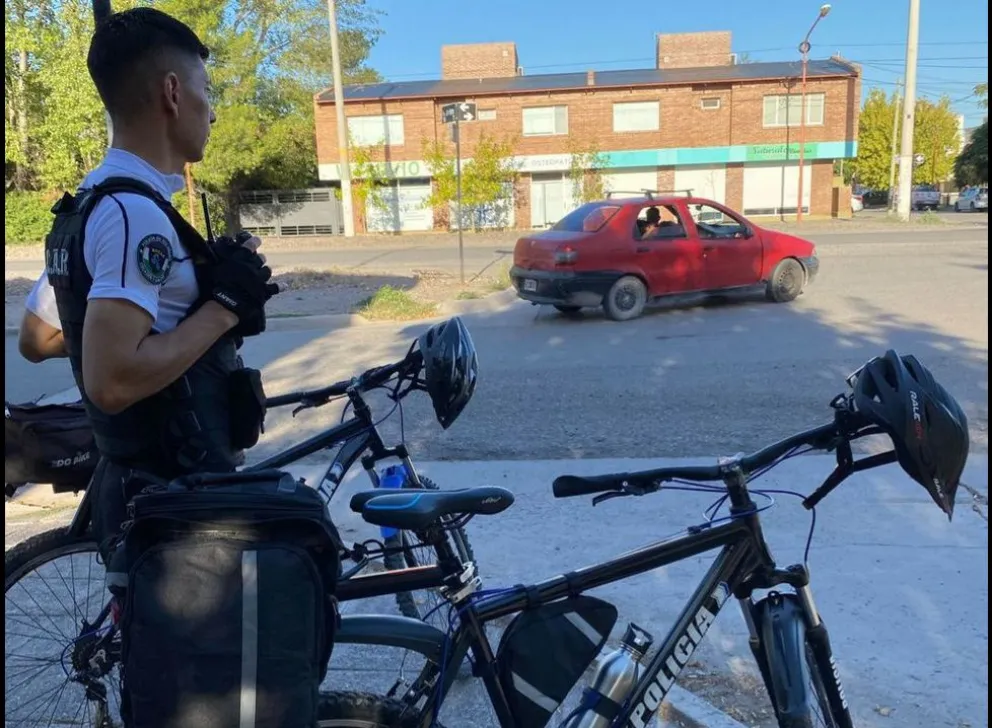 Los bicipolicías atraparon al sospechoso a pocas cuadras del lugar del hecho. Foto: archivo.