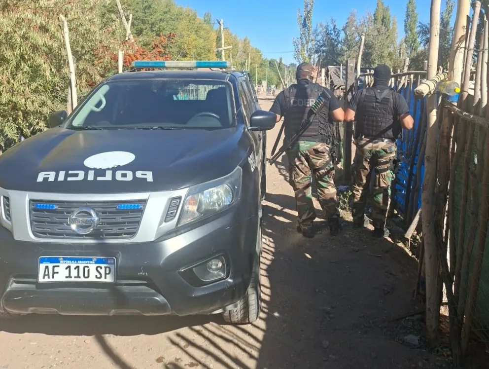 El operativo se realizó en el sector de la Toma de las Vías, de Ferri. Foto: gentileza.