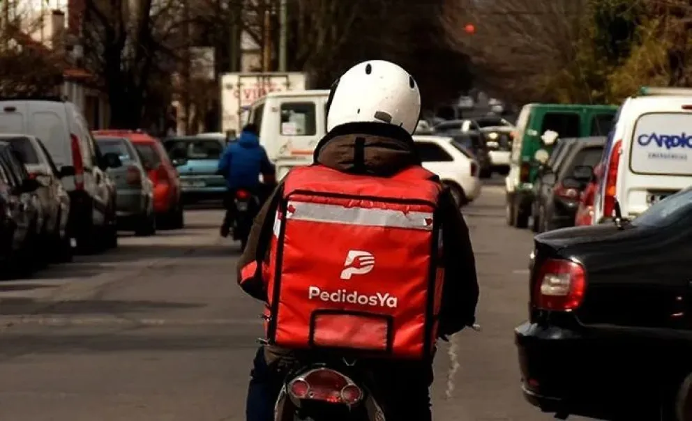 Los trabajadores de las aplicaciones reclaman mayor seguridad en determinadas zonas de Neuquén. Foto archivo