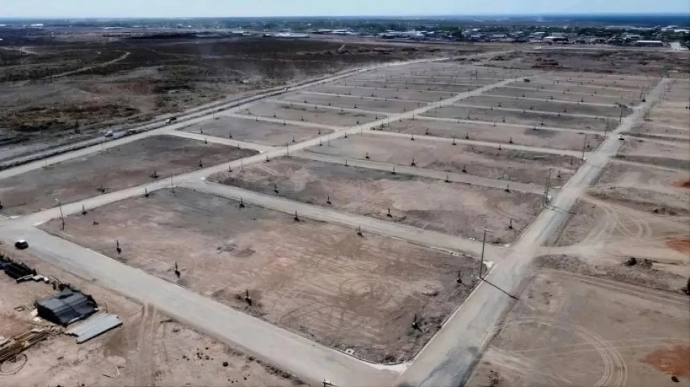 Los supuestos lotes que se iban a entregar se encontraban en la zona de la meseta. Se constató que desviaban los fondos a cuentas personales. Foto: archivo.