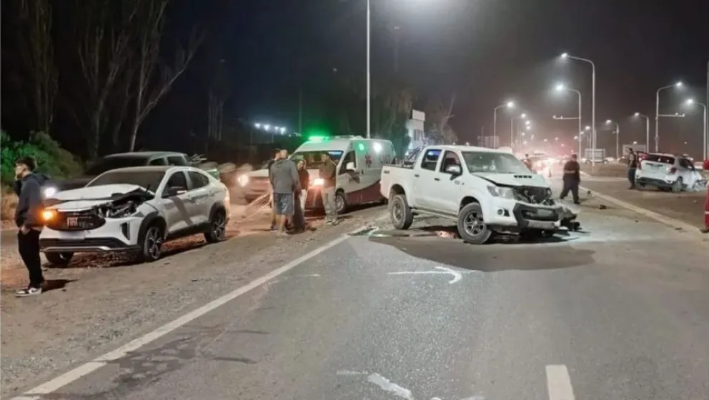 El siniestro vial ocurrió en la ruta 7. Foto: Centenario Digital