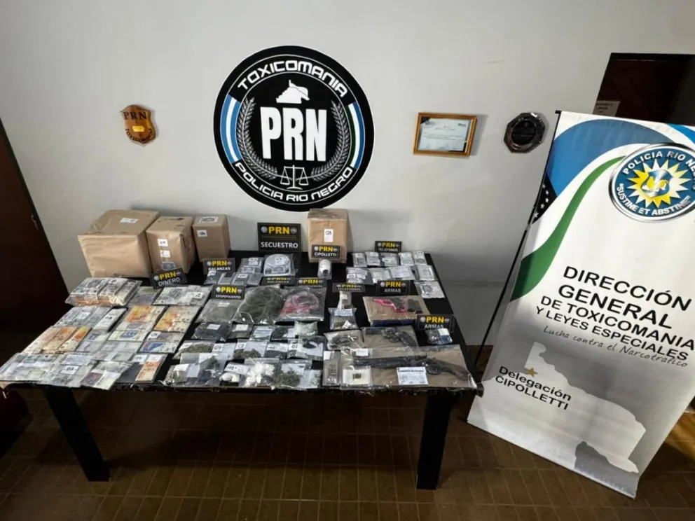 Importantes cantidades de sustancias
estupefacientes, entre ellas Clorhidrato de Cocaína y Cannabis SatIva /imagen gentileza