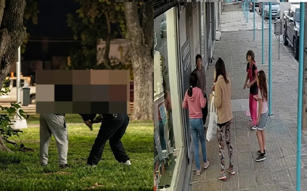 Los vecinos denuncian que agreden y roban celulares a otros jóvenes. Foto diario Centenario Digital