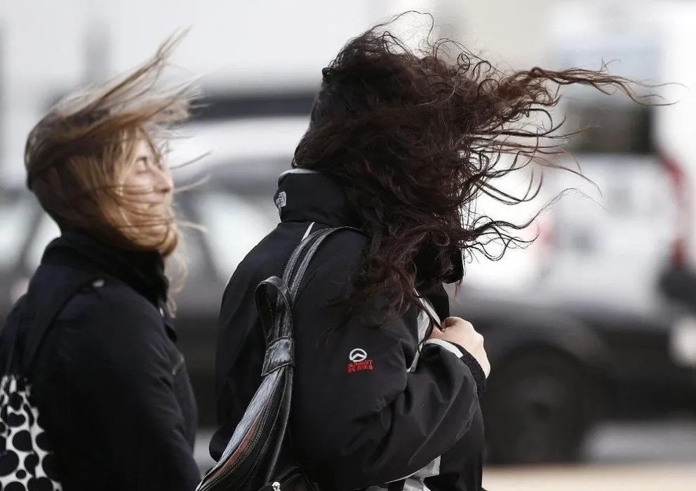 Llega el viento y bajan las temperaturas. Así estará el clima durante el fin de semana. Foto: archivo.
