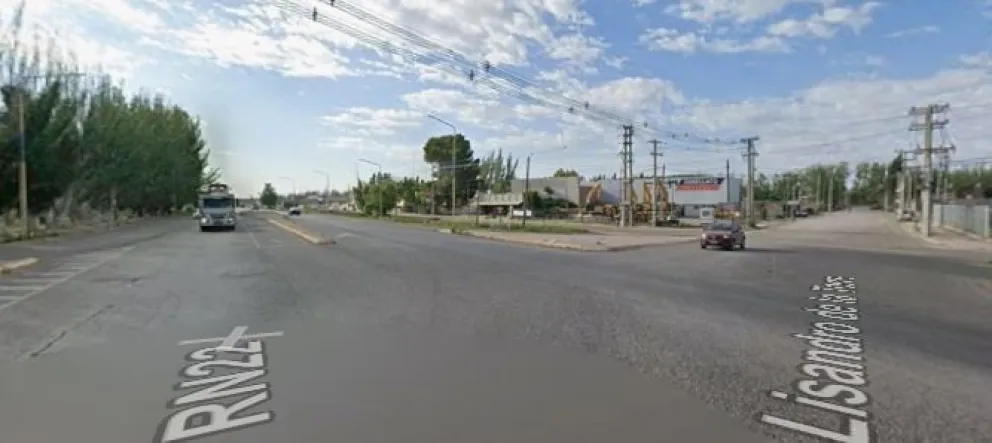 Dos accidentes sobre ruta 22 se registraron esta mañana. Foto google maps