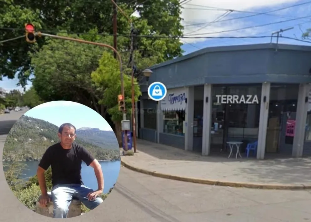 Horacio Almeira cruzaba el semáforo cuando tuvo el accidente, tras una persona que abrió la puerta de un auto sin mirar. Foto gentileza