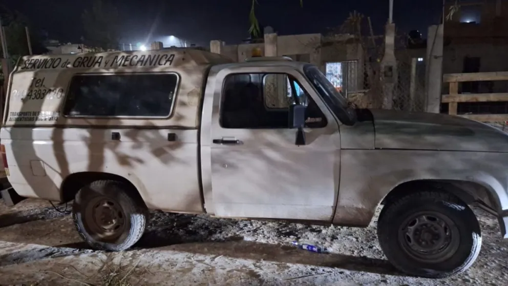 La camioneta Chevrolet D-20 fue recuperada a pocas cuadras / imagen gentileza