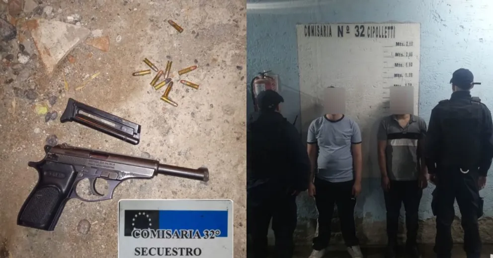 Las armas secuestradas, una de ellas de grueso calibre, tenían la numeración limada para evitar su rastreo /imagen gentileza