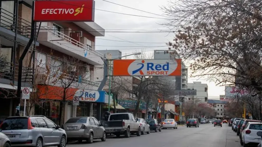 La actividad comercial del centro cipoleño, también impactada por la caída de las ventas. Foto: archivo.