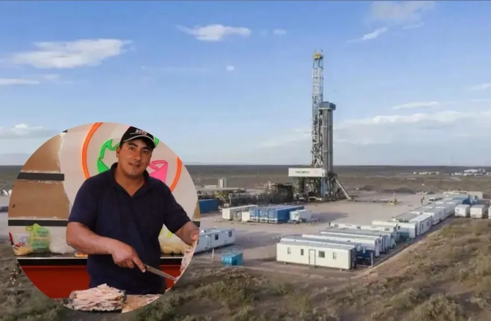 La principal hipótesis que manejan los investigadores es que uno de los enormes tramos del ducto se habría desprendido mientras Ruiz trabajaba. Foto gentileza