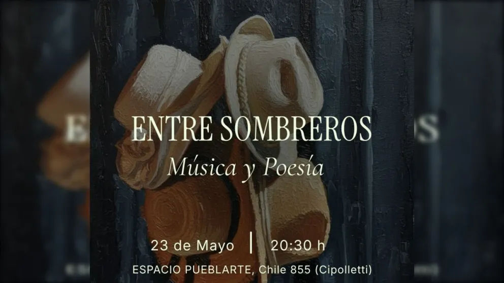 "Entre Sombreros" se presentará este sábado en el teatro Pueblarte. Foto: gentileza.