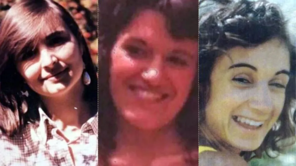 Carmen, Mónica y Alejandra, las víctimas del triple crimen de Cipolletti. Foto archivo
