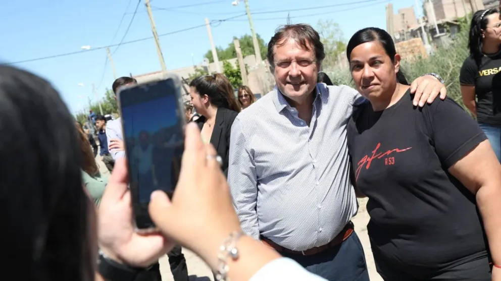 Allen cumple 116 años de historia. El gobierno provincial destacó las obras en ejecución. Foto: Prensa Provincia.