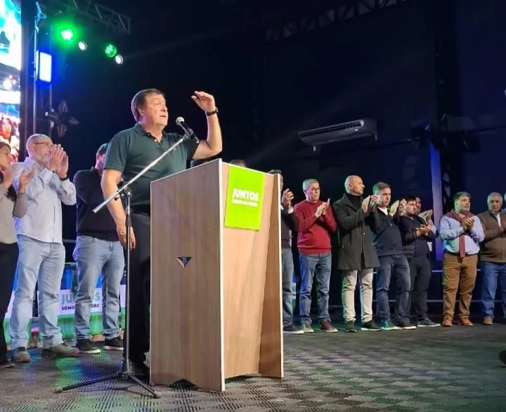 Con un fuerte mensaje político, Weretilneck reivindicó el rol de JSRN en el desarrollo provincial. Foto Cipo360 