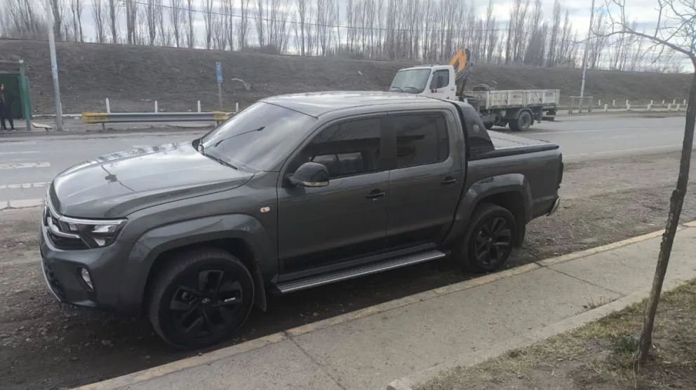 La camioneta quedó secuestrada por disposición de la fiscalía federal de Roca. Foto: Policía de Río Negro.