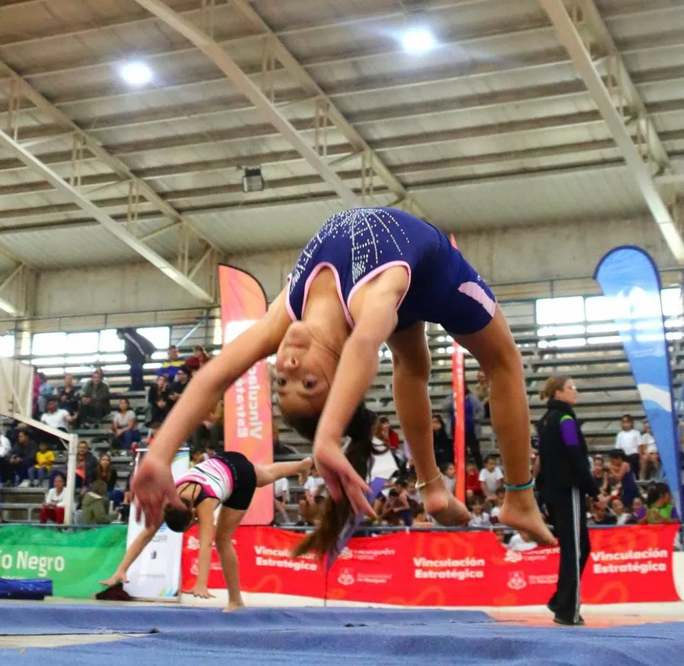 La actividad comenzará este viernes a las 16 con las primeras competencias de gimnasia artística. Foto gentileza Prensa Municipalidad de Cipolletti
