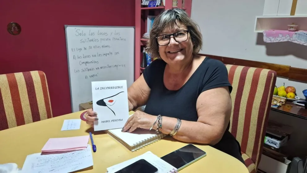 Mabel Pereyra es escritora y organiza distintas actividades en la Casa del Escritor en Cipolletti. Foto Cipo360 