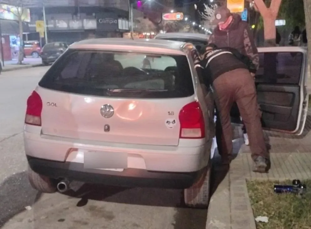El secuestro se realizó durante un control vehicular de la Comisaría 4° en Cipolletti / imagen gentileza